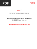 Draft - AIS - 178 - Provisions For Adapted Vehicles of Categories L1, L2, L5M and Tricycles