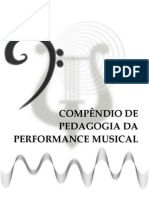 Compêndio Da Pedagogia Da Performance Musical