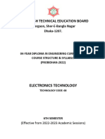 Bangladesh Technical Education Board: Electronics Technology