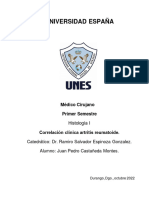 Correlación Clínica Artritis Reumatoide