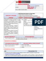 SESION de APRENDIZAJE de COMUNICACIÓN - Escribimos Un Díptico de Nuestros Deberes