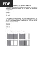 Simulacro Examen de Admisión Universidad