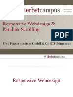 Responsive Webdesign & Parallax Scrolling: Uwe Frieser - Adorsys GMBH & Co. KG (Nürnberg)