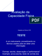 Avaliação Das Capacidades Físicas Adaptado