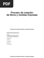 Proceso Creación Libros y Revistas Impresas