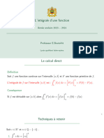 L'Intégrale D'une Fonction