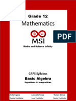 Basic Algebra Revision Booklet-1