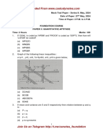 CA Foundation Math LR Stats Q MTP 2 June 2024 Castudynotes Com