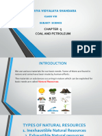 Kendriya Vidyalaya Shahdara: Chapter - 5 Coal and Petroleum