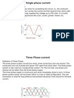 Single & 3 Phase Current