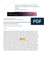 Challenges in Interpreting Thyroid Stimulating Hormone Results in The Diagnosis of Thyroid Dysfunction - PMC