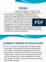 Trends and Issues in Education