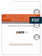 Bases Estándar de Adjudicación Simplificada para La Contratación de Servicios en General