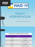 WAIS IV - Interpretación