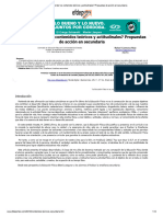 ¿Cómo Abordar Los Contenidos Teóricos y Actitudinales - Propuestas de Acción en Secundaria