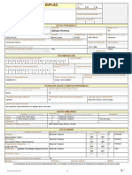 Sne Solicitud de Empleo Plantilla WD