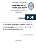 Informe Modular I 2011