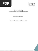 Ice Examiners Report 2009