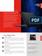 Lenovo ThinkPad X1 Nano Gen 1 Datasheet