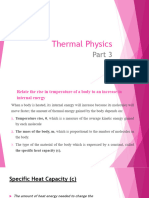 Thermal Physics Part 3