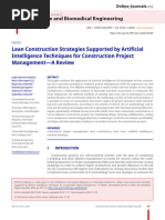 Lean Construction Strategies Supported by Artificial