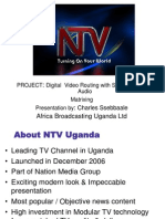 CIO 100 2011 - Digital Video Routing With Stereo Analog Audio - Charles Ssebbasie - Africa Broadcasting (NTV) Uganda