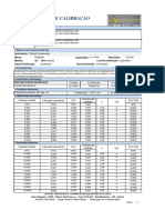 Certificado de Calibração: Contratante