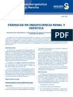 Farmacos en Insuficiencia Renal y Hepatica