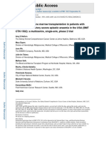 Haploidentical Bone Marrow Transplantation in Patients With