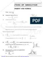 Application of Derivatives