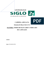 Derecho Bancario y Mercado de Capitales