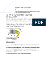 Toyota Alternator Voltage Regulator