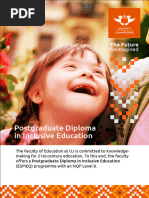 PG Dip Inclusive Education 2025