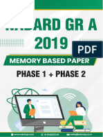 NABARD 2019 - PYQ (Phase 1 + Phase 2)