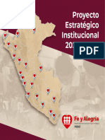 Fe y Alegría Proyecto Estratégico Institucional 2022 - 2030