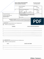 Terrence L OBrien Financial Disclosure Report For 2010