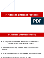 IP Address First