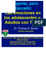 1A Brown: Emociones Inteligentes Pero Estancadas en Adolescentes y Adultos Con TDAH