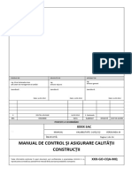 Manual de Asigurare A Calității Construcțiilor