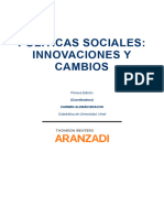 Políticas Sociales Innovaciones y Cambios