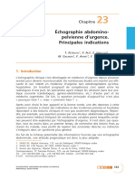 Echographie Abdomino-Pelvienne D Urgence - Principales Indications