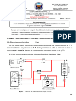 Gestion Des Systemes Electriques Et Electro LP MSAV Sujet 1 - Corrigé