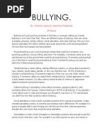 BULLYING (Research Paper)