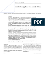 Lessons For Management of Anaphylaxis From A Study of Fatal