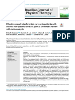 Effectiveness of Interferential Current in Patients With Chronic Non-Specific Low Back Pain