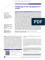 Multimodal Psychotherapy in The Management of Soma