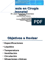 Anestesia Neonatal