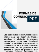 Formas de Comunicación