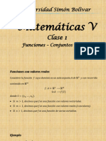 Matemáticas V Clase 1 Funciones y Curvas de Nivel