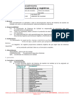 Procedimiento de Control de Documentos